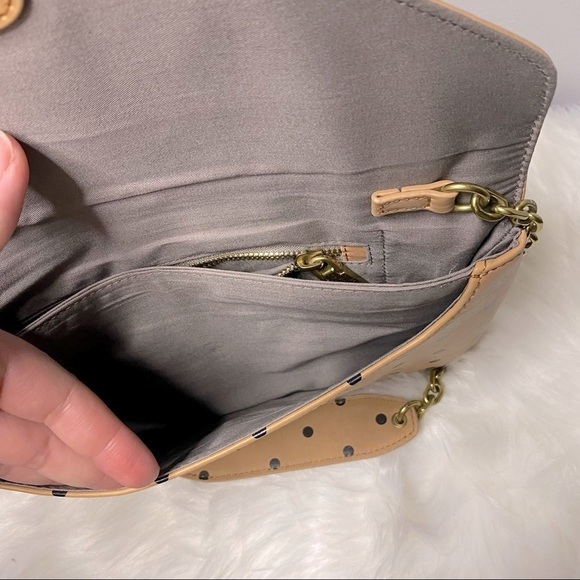 J. Crew Envelope Polka Dot Shoulder Bag - Picture 3 of 5